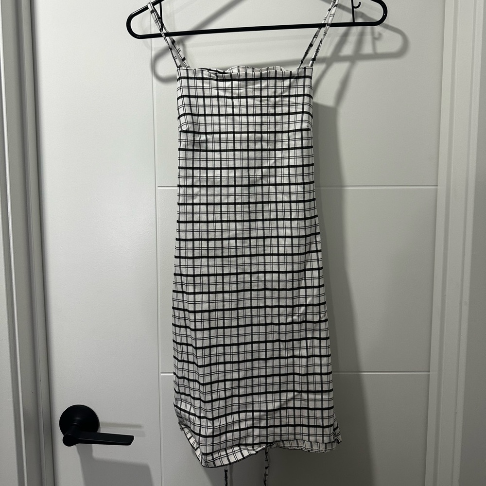 Garage Checkered Dress